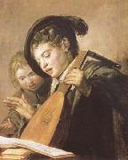 Two Singing Boys (mk08) Frans Hals